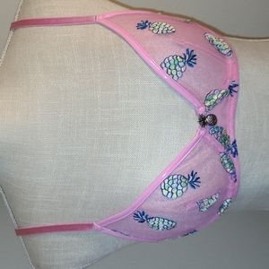 Pink Pineapple Savage X Bra 34B